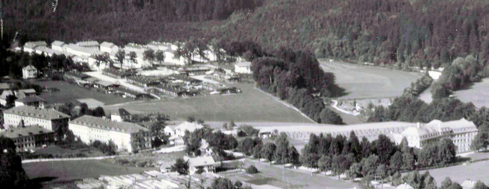 Luftbildaufnahme Haidforst 1956